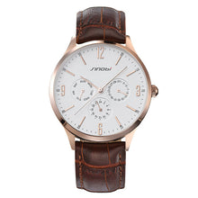 Casual Quartz Watch Leather - watchnjewelshisnhers