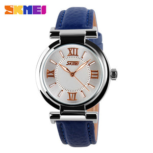 Womens Wristwatch  Fashionable Casual Leather Strap - watchnjewelshisnhers