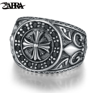 ZABRA 925 Sterling Silver Mens Ring Vintage Punk Rock - watchnjewelshisnhers