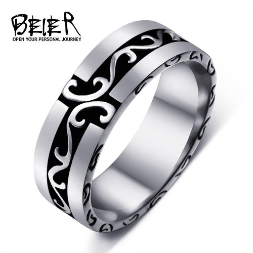 Stainless Steel Simple Ring - watchnjewelshisnhers