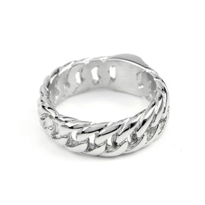 Jewelry for Women Men  Biker Chain Ring Punk Charm Jewelry - watchnjewelshisnhers